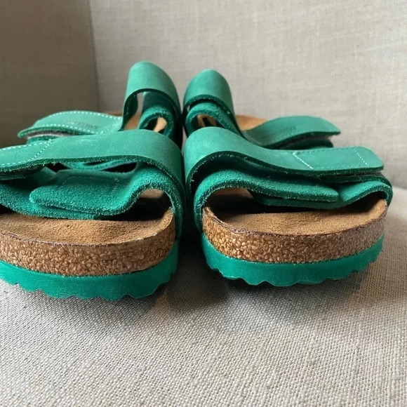 NWOT Birkenstock Uji Nubuck-Suede Sandals Size 38 - Picture 3 of 12
